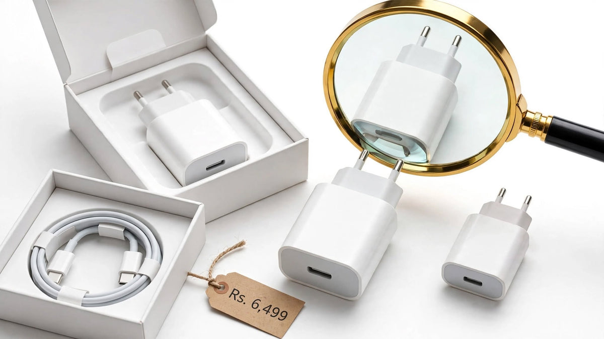Apple charger original versus fake tests in Pakistan