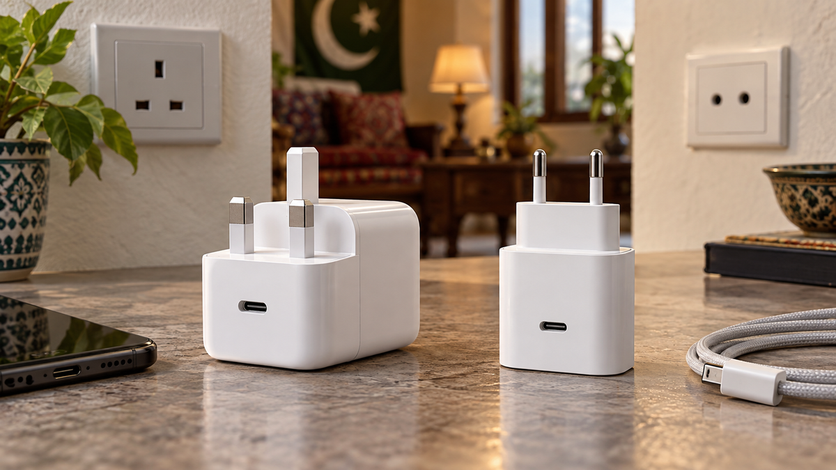 3-pin versus 2-pin charger in Pakistan