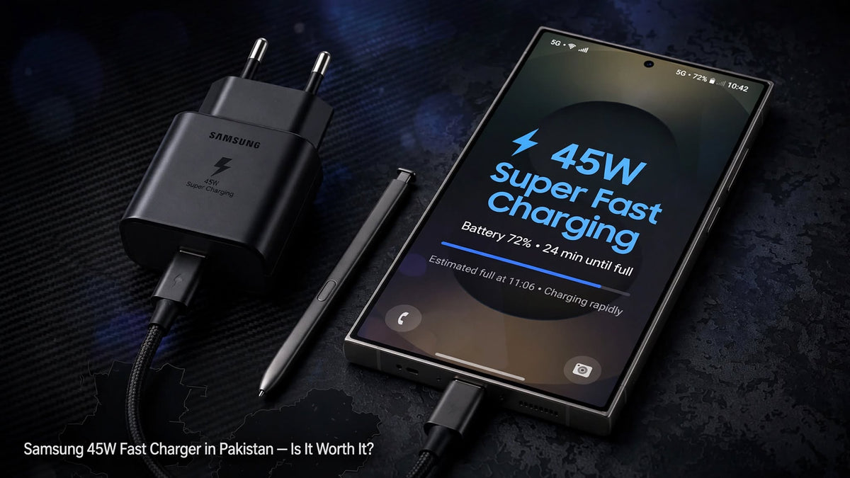 Samsung 45W charger specs and review in Pakistan