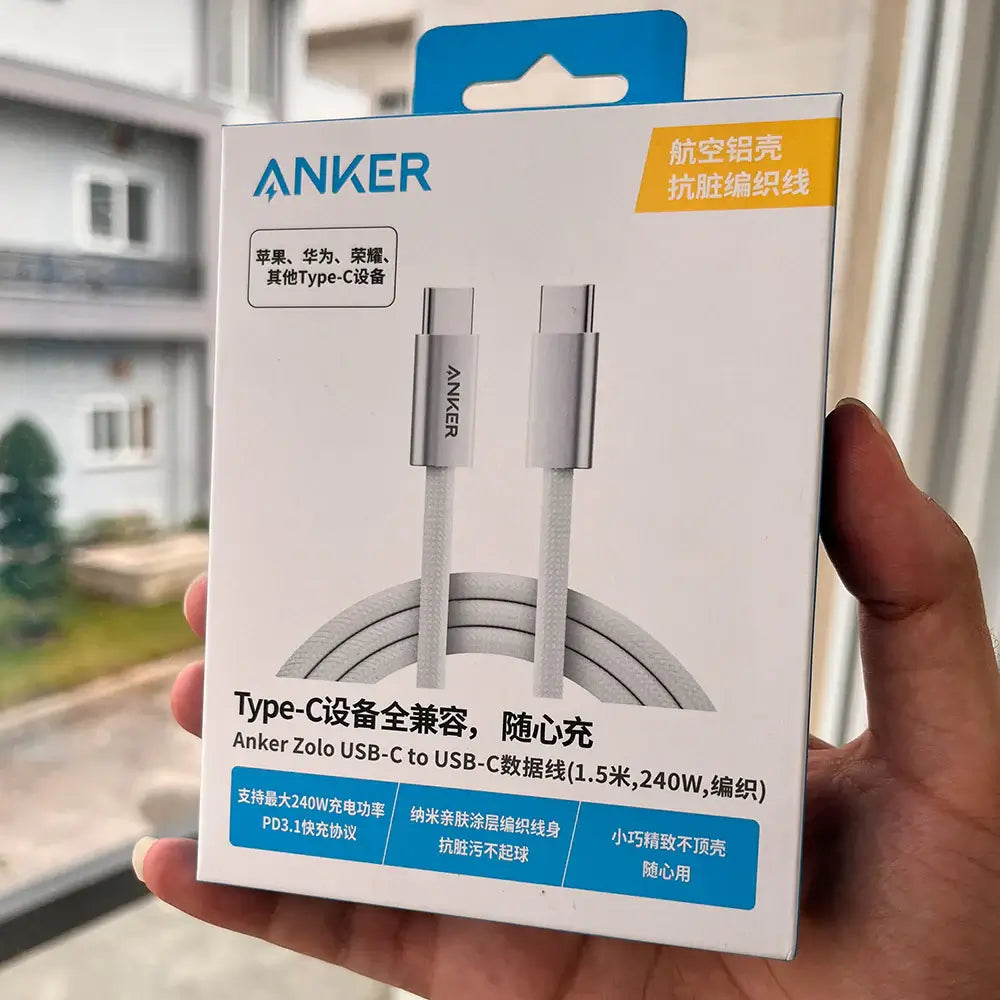 USB-C & Lightning Cables in Pakistan — Apple, Anker & Google
