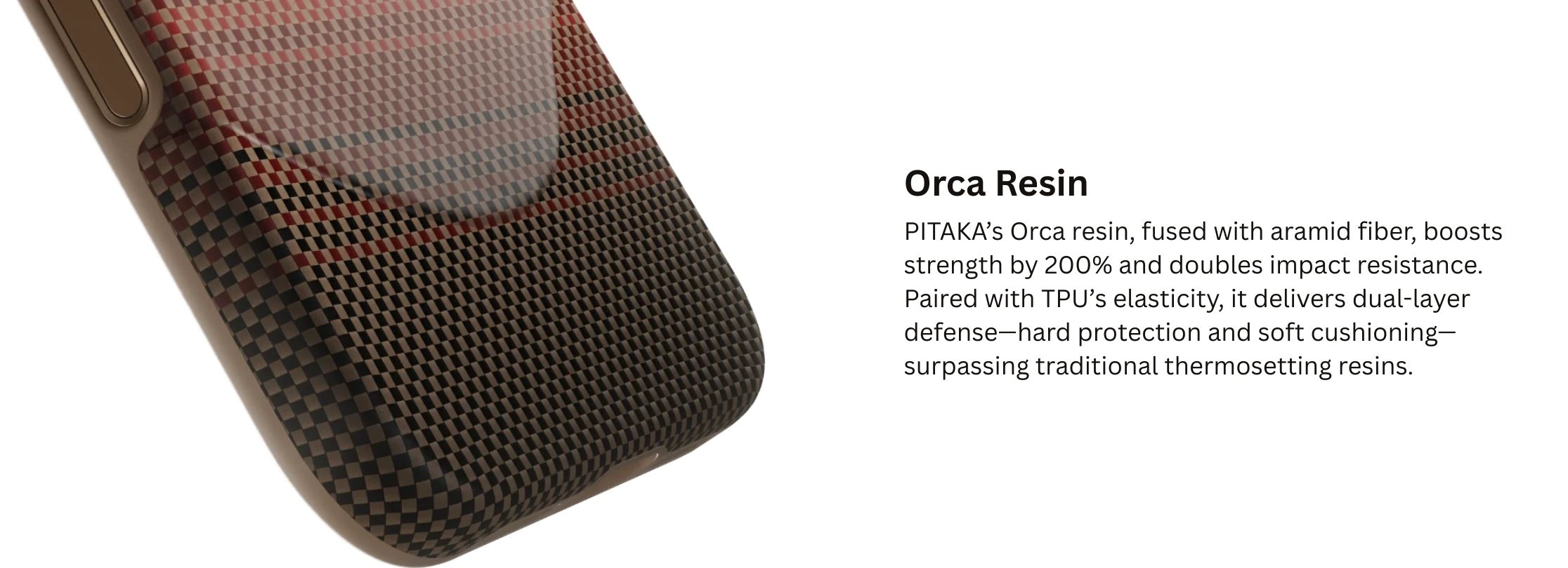 Pitaka Aramid UltraGuard Protective Case for iPhone 17 Pro Max - Sunset