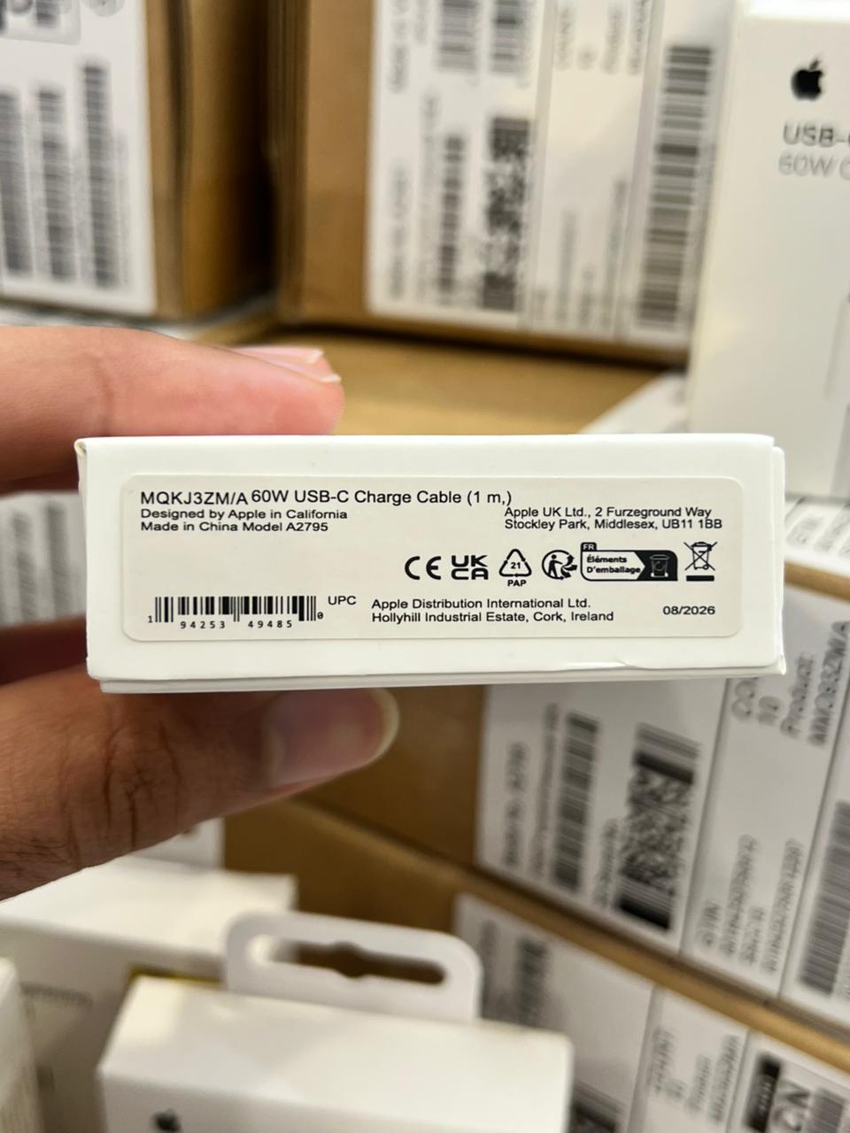 Apple USB-C 60W Charge Cable (1meter) for 15/16 Series