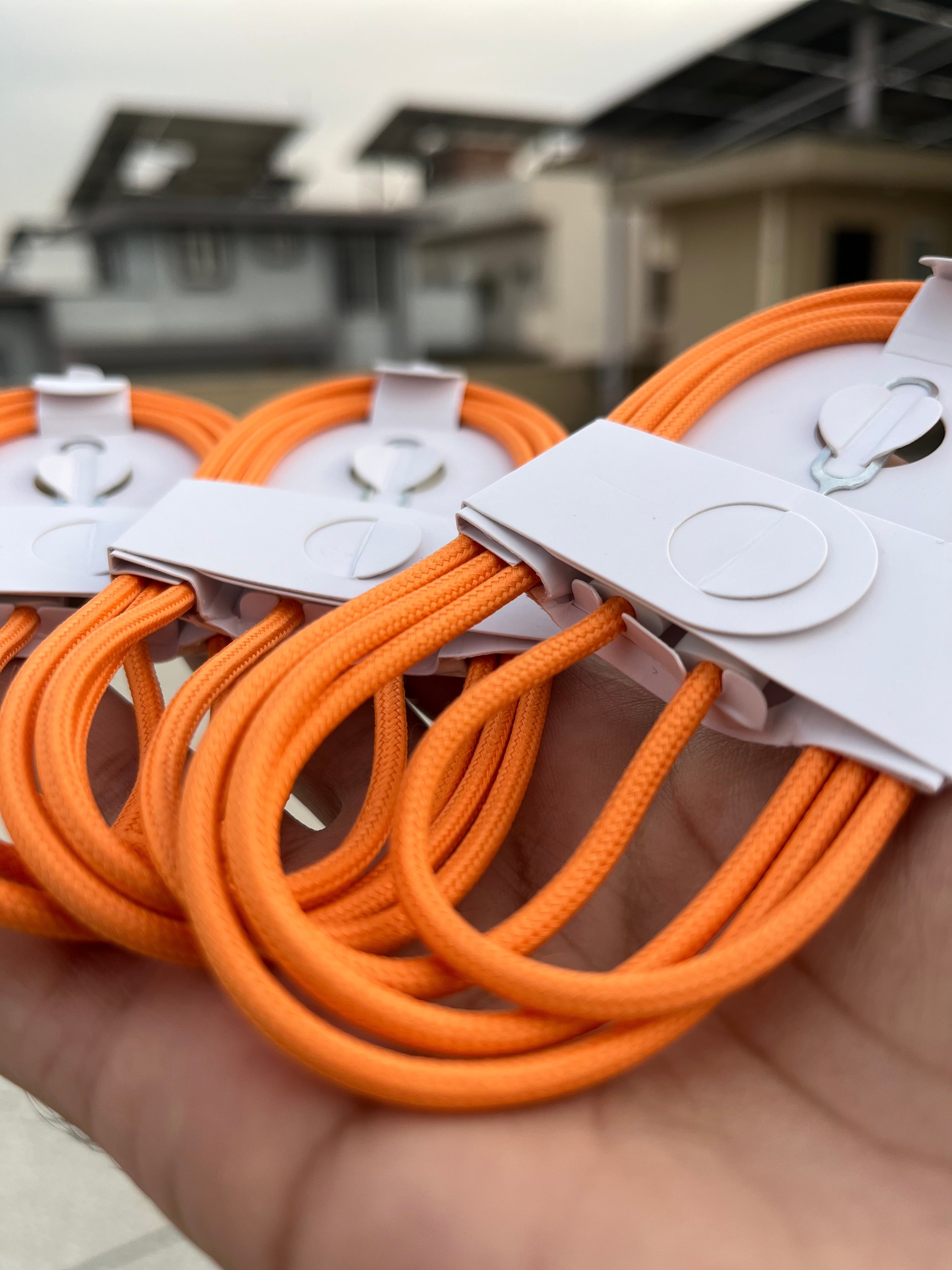 Original PD 60W Fast Charger Braided USB C Cable for iPhone 17 16 15 Pro Max