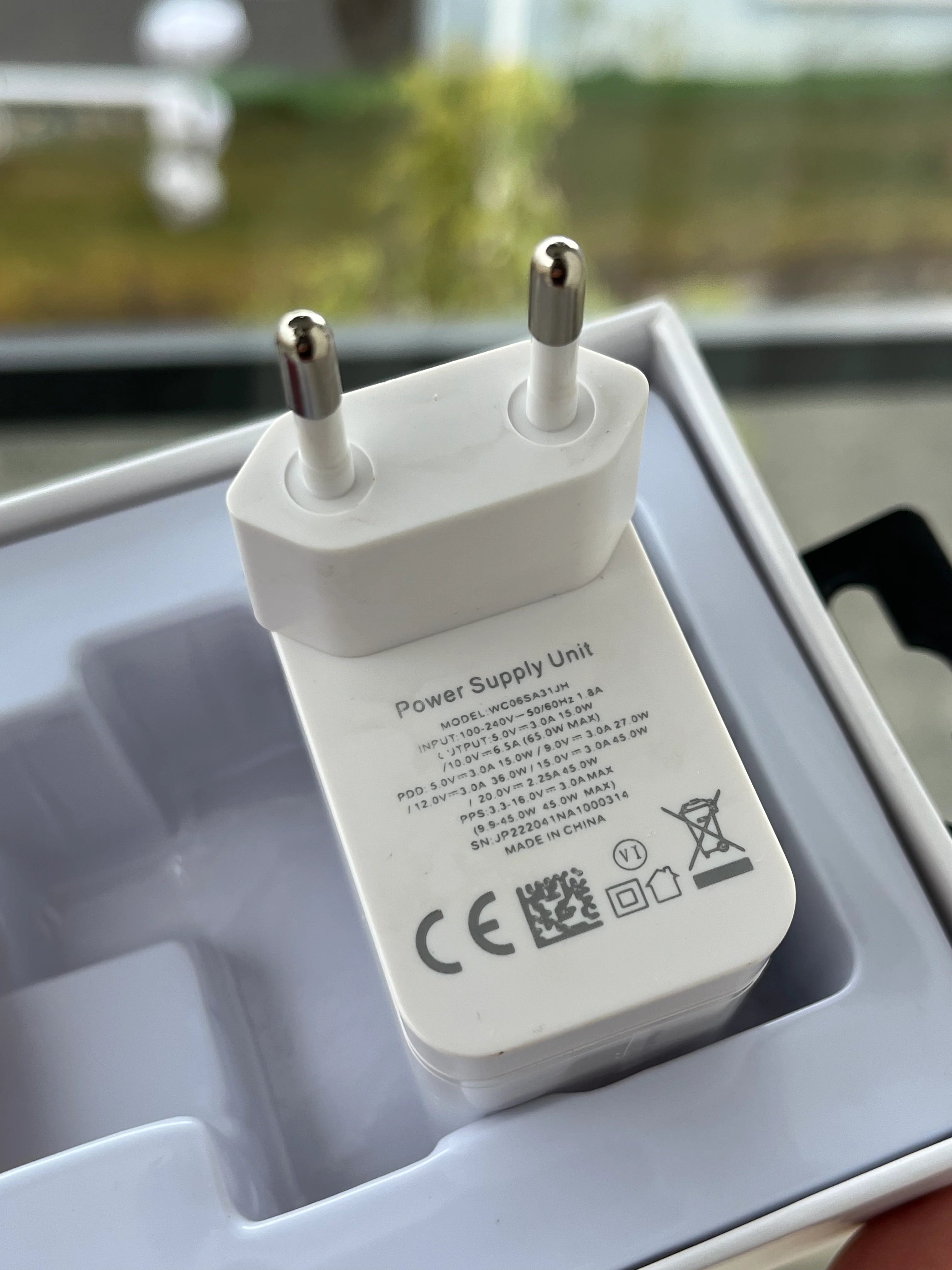 OnePlus Warp Charge 65 Power Adapter SUPERVOOC Type-C to Type-C Cable