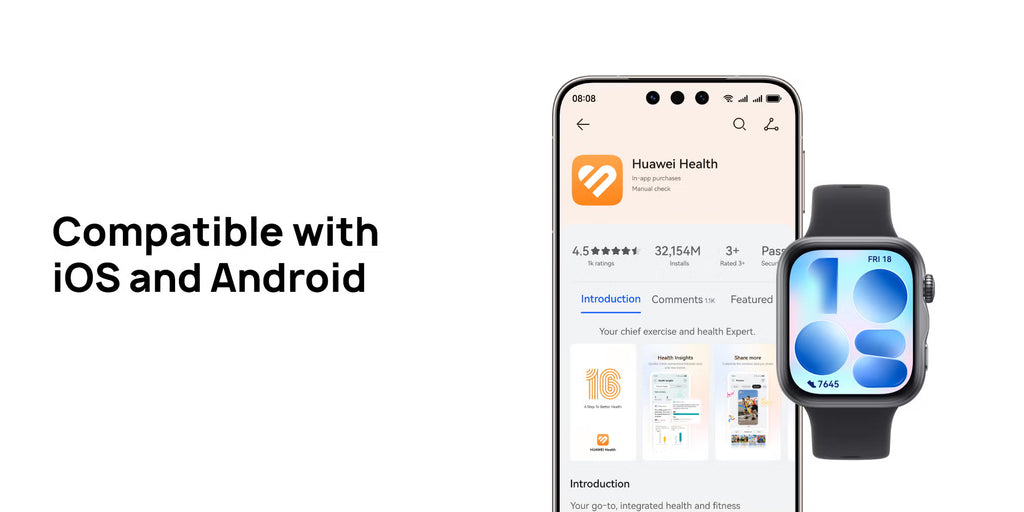 Huawei Watch Fit 5 Smart Fitness Tracker – iSmartHub