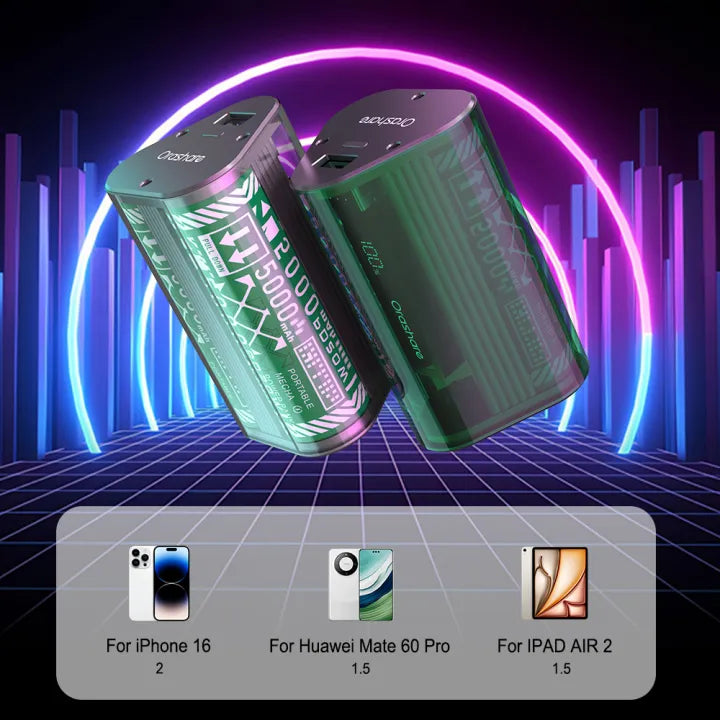 Orashare OT11 Transparent Mini Powerbank 10000mAh 22.5W Super