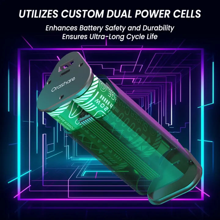 Orashare OT11 Transparent Mini Powerbank 10000mAh 22.5W Super
