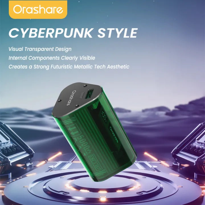 Orashare OT11 Transparent Mini Powerbank 10000mAh 22.5W Super