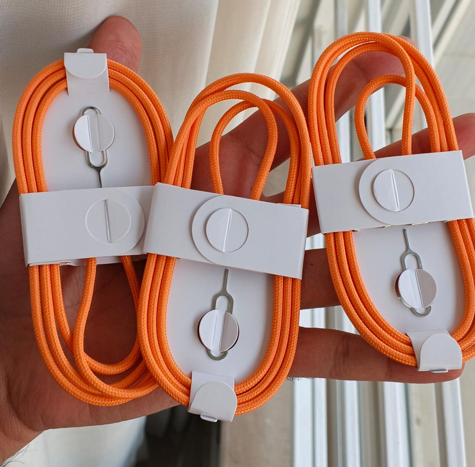 Original PD 60W Fast Charger Braided USB C Cable for iPhone 17 16 15 Pro Max