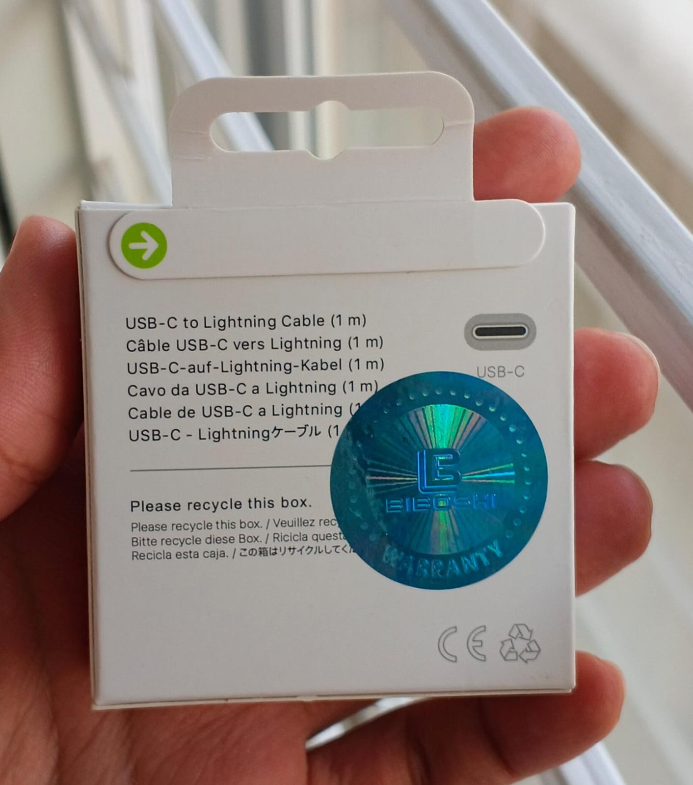 100% Orignal Apple USB C to Lightning Cable (1m)