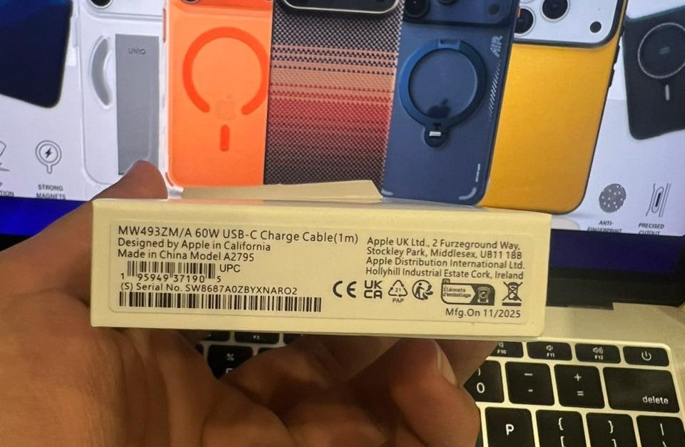 100% Orignal Serial Match Apple 60W USB-C TO USB-C