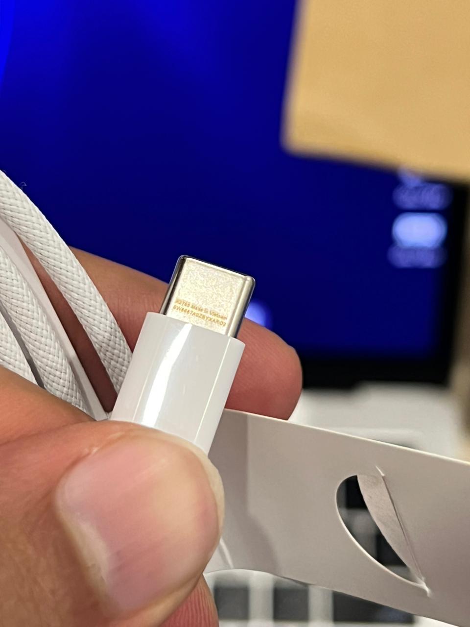 100% Orignal Serial Match Apple 60W USB-C TO USB-C