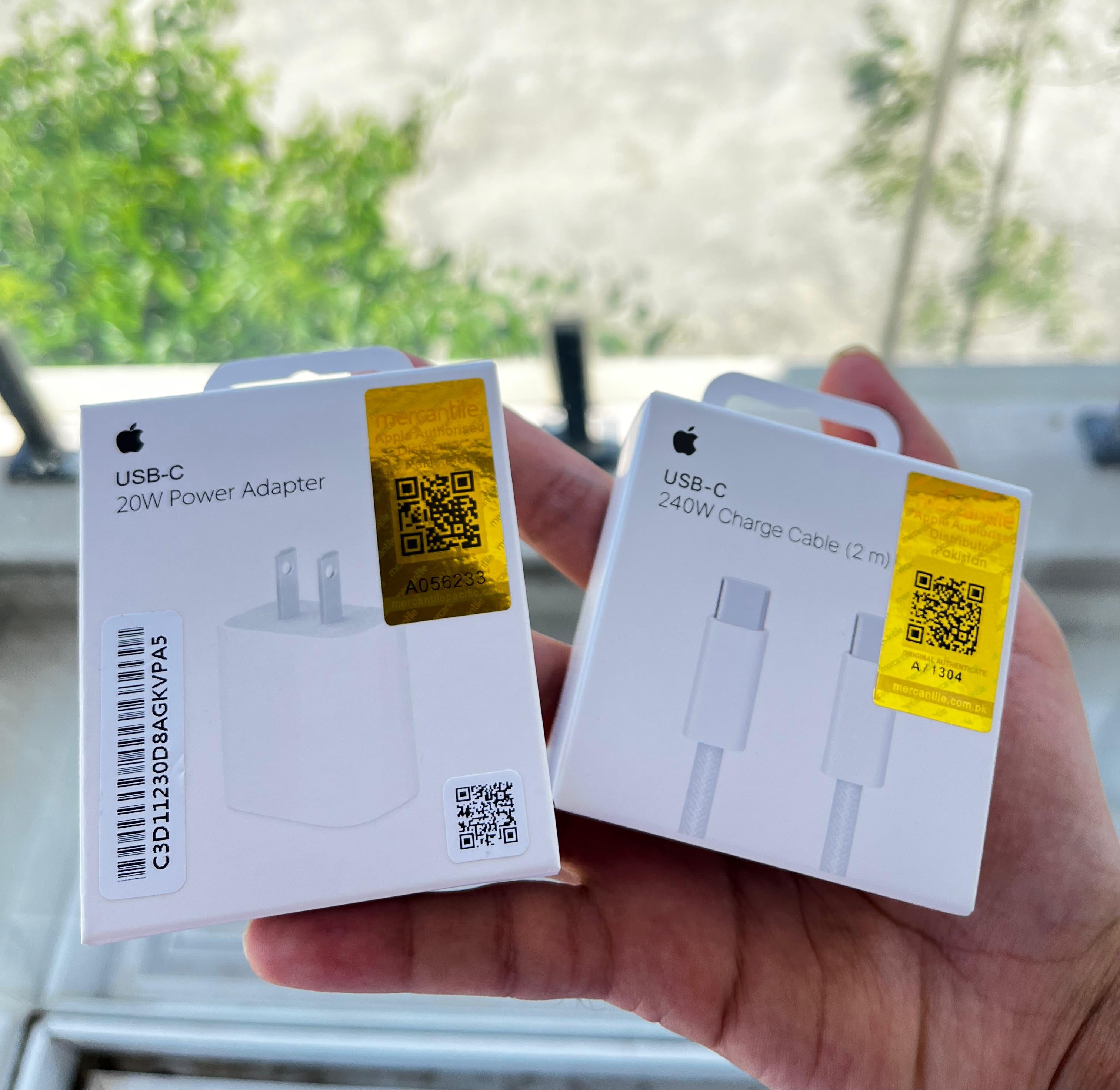 Apple 2-Pin 20W USB-C Power Adapter with FREE Cable
